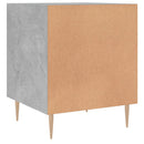 vidaXL 2 db betonszürke szerelt fa éjjeliszekrény 40 x 40 x 50 cm