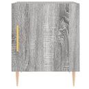 vidaXL szürke sonoma színű szerelt fa éjjeliszekrény 40x40x50 cm