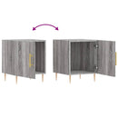 vidaXL szürke sonoma színű szerelt fa éjjeliszekrény 40x40x50 cm