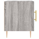 vidaXL 2 db szürke sonoma színű szerelt fa éjjeliszekrény 40x40x50 cm