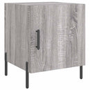 vidaXL 2 db szürke sonoma színű szerelt fa éjjeliszekrény 40x40x50 cm