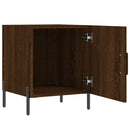 vidaXL 2 db barna tölgyszínű szerelt fa éjjeliszekrény 40 x 40 x 50 cm