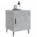 vidaXL 2 db betonszürke szerelt fa éjjeliszekrény 40 x 40 x 50 cm