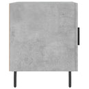 vidaXL 2 db betonszürke szerelt fa éjjeliszekrény 40 x 40 x 50 cm