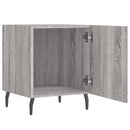 vidaXL 2 db szürke sonoma színű szerelt fa éjjeliszekrény 40x40x50 cm