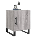 vidaXL 2 db szürke sonoma színű szerelt fa éjjeliszekrény 40x40x50 cm