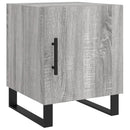vidaXL 2 db szürke sonoma színű szerelt fa éjjeliszekrény 40x40x50 cm