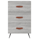 vidaXL szürke sonoma színű szerelt fa éjjeliszekrény 40 x 40 x 66 cm