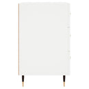 vidaXL fehér szerelt fa éjjeliszekrény 40 x 40 x 66 cm