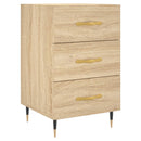 vidaXL sonoma tölgy szerelt fa éjjeliszekrény 40 x 40 x 66 cm