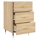 vidaXL sonoma tölgy szerelt fa éjjeliszekrény 40 x 40 x 66 cm