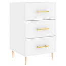 vidaXL fehér szerelt fa éjjeliszekrény 40 x 40 x 66 cm