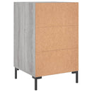 vidaXL szürke sonoma színű szerelt fa éjjeliszekrény 40 x 40 x 66 cm