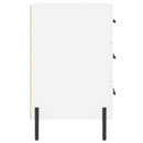 vidaXL fehér szerelt fa éjjeliszekrény 40 x 40 x 66 cm