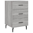 vidaXL szürke sonoma színű szerelt fa éjjeliszekrény 40 x 40 x 66 cm