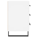 vidaXL fehér szerelt fa éjjeliszekrény 40 x 40 x 66 cm