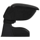 vidaXL autó karfája fekete 12x29x(32-46) cm ABS