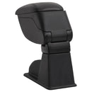 vidaXL autó karfája fekete 12x29x(32-46) cm ABS