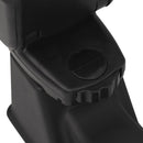 vidaXL autó karfája fekete 12x29x(32-46) cm ABS