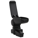 vidaXL Autós kartámasz fekete 14,5x32x(27-46) cm ABS