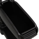 vidaXL Autós kartámasz fekete 14,5x32x(27-46) cm ABS