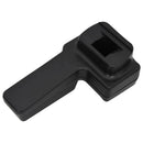 vidaXL Autós kartámasz fekete 14,5x32x(27-46) cm ABS