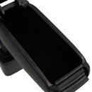 vidaXL autó karfatartó fekete 14,5x31,5x(30-48) cm ABS