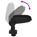 vidaXL autó karfa fekete 13x31,5x(29-51) cm ABS