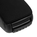 vidaXL Autós kartámasz fekete 11,5x32x(30-50) cm ABS