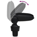 vidaXL autó karfa fekete 13x33x(33-49) cm ABS