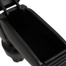 vidaXL autó karfa fekete 13x33x(33-49) cm ABS