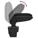 vidaXL autó karfa fekete 13x34x(33-46) cm ABS