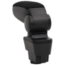 vidaXL autó karfa fekete 11x35x(32-49) cm ABS