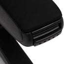 vidaXL autó karfája fekete 15x32x(40-52) cm ABS