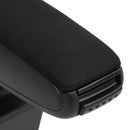 vidaXL autó karfája fekete 12x37x(31-48) cm ABS