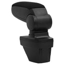 vidaXL autó karfa fekete 15x35x(33-49,5) cm ABS