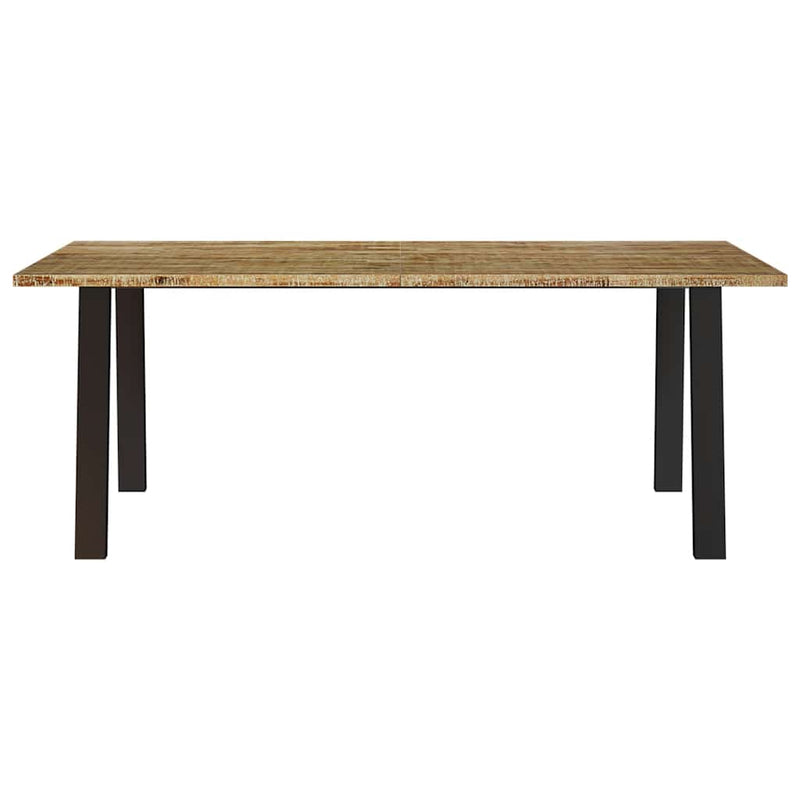 vidaXL tömör akácfa étkezőasztal 200x90x75 cm