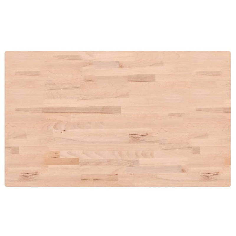 vidaXL tömör bükkfa téglalap alakú asztallap 100x60x1,5 cm
