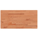 vidaXL tömör bükkfa téglalap alakú asztallap 100x50x1,5 cm