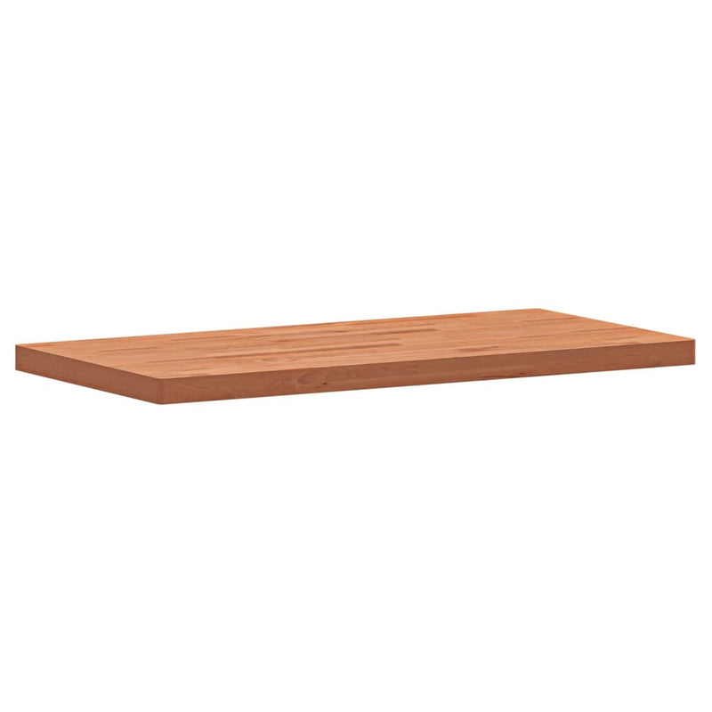 vidaXL tömör bükkfa téglalap alakú asztallap 100x50x4 cm