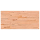 vidaXL tömör bükkfa és fém munkaasztallap 115 x 55 x 81,5 cm