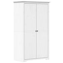 vidaXL BODO fehér tömör fenyőfa ruhásszekrény 99x53,5x173 cm