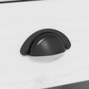 vidaXL BODO fehér tömör fenyőfa tálalószekrény 115,5x44x80 cm