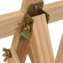 vidaXL tömör fenyőfa festőállvány 53,5x95x127 cm