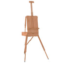 vidaXL tömör bükkfa festőállvány 81 x 121 x 173 cm