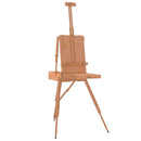 vidaXL tömör bükkfa festőállvány 81 x 121 x 173 cm