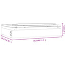 vidaXL tömör fenyőfa asztali festőállvány fiókkal 33,5 x 25,5 x 7 cm