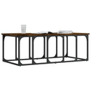 vidaXL füstös tölgy színű szerelt fa dohányzóasztal 100x50x35,5 cm