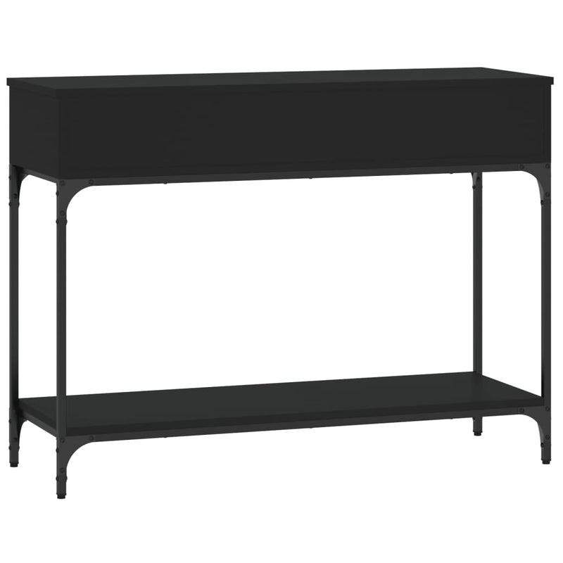 vidaXL fekete szerelt fa tálalóasztal 100 x 34,5 x 75 cm