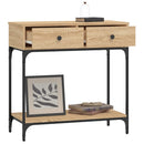 vidaXL sonoma tölgy színű szerelt fa dohányzóasztal 75 x 34,5 x 75 cm